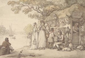 Pidcock, Dealer in Birds and Beasts by Thomas Rowlandson